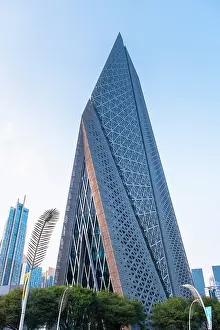 Doha Prints: Burj Al Mana, Al Corniche, West Bay, Doha, Qatar