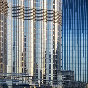 Comtemporary Prints: Burj Khalifa, Downtown, Dubai, United Arab Emirates