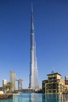 Comtemporary Prints: Burj Khalifa, Downtown, Dubai, United Arab Emirates