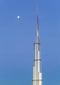 Architecture Prints: The Burj Khalifa Dubai, a Futuristic Modern Design Structure, the Burj Khalifa was