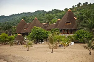 Retreat Prints: Burundi. The boutique blue bay resort on the shores of lake Tanganyika provides luxury