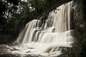 Burundi. The Chutes de la Kagera deep within the Mpinga National park