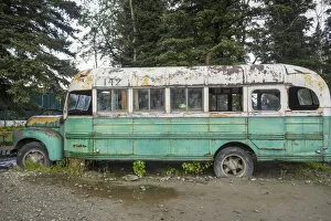 Alaska Gallery: Bus 142 AKA The Magic Bus used in film Into The Wild, Stampede Trail, Healy