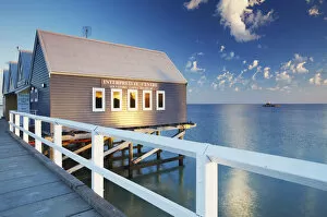 Images Dated 11th March 2011: Busselton pier at dawn, Western Australia, Australia