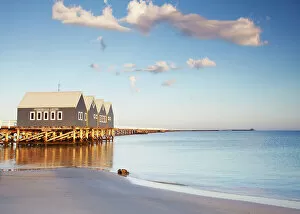 Images Dated 11th March 2011: Busselton pier at dawn, Western Australia, Australia