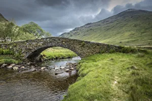 Aryll And Bute Prints: Butter Bridge over the River Kinglas Water, Cairndow, Aryll and Bute, Scotland