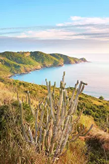 Coastal Landscape Prints: The Buzios coastline landscape at sunrise, Rio de Janeiro, Brazil