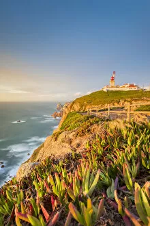 Images Dated 27th May 2016: Cabo de Roca, Colares, Sintra, Lisbon district, Portugal. Lighthouse at sunset