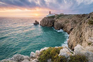 Algarve Prints: Cabo de Sao Vicente (Cape St. Vincent), Sagres, Algarve, Portugal