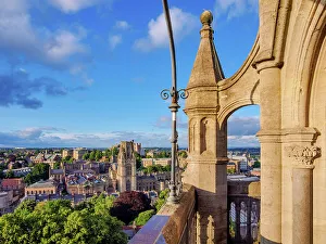 Neo Gothic Prints: Cabot Tower at sunset, Brandon Hill Park