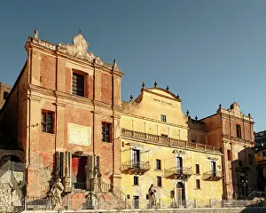 Sicilia Prints: Caccamo architecture, Sicily, Italy