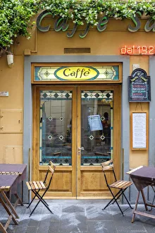 Diner Prints: Cafe exterior, Florence (Firenze), Tuscany, Italy, Europe