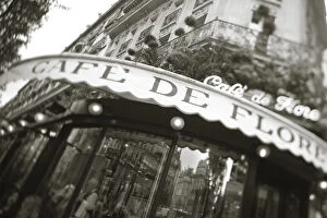 Images Dated 4th May 2010: Cafe de Flore, Boulevard St. Germain, Paris, France