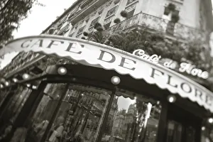 Left Bank Prints: Cafe de Flore, Boulevard St. Germain, Paris, France