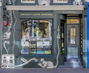 Notting Hill Prints: Cafe, Notting Hill, London, England, UK