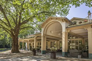 Rhine Main Prints: Cafe Orangerie in the spa gardens of Bad Homburg vor der Hohe, Taunus, Hesse, Germany
