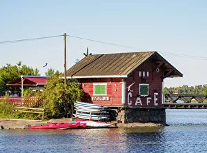 Uusimaa County Prints: Cafe Regata, Helsinki, Uusimaa County, Finland