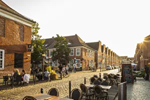 Potsdam Prints: Cafes / restaurnats in the Dutch Quarter, Potsdam, Brandenburg, Germany
