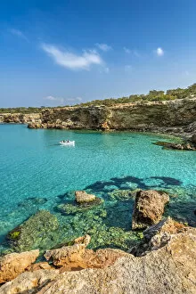 Images Dated 30th March 2020: Cala Comte beach, Ibiza, Balearic Islands, Spain