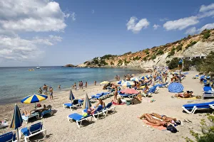 Cala d Hort, Ibiza, the Balearic Islands, Spain