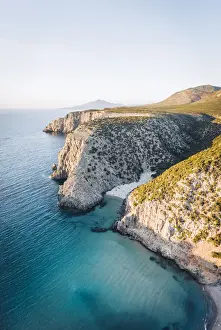 Cape Prints: Cala domestica cape and beach, Sulcis Iglesiente Sud Sardegna province, Sardegna, Italy