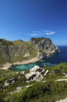 Balearic Prints: Cala Figuera near Cap Formentor, Majorca, Balearic Islands, Spain