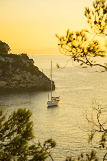 Cala Portals Vells, Serra de Tramuntana, Mallorca (Majorca), Balearic Islands, Spain