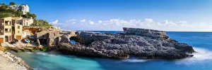 Turquiose Prints: Calas Amunia, Mallorca, Balearics, Spain