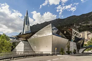 Images Dated 4th September 2017: Caldea Spa complex is the largest in Europe, Andorra La Vella, Andorra