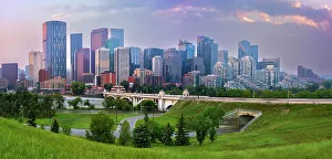 Calgary Prints: Calgary Downtown, Alberta, Canada