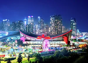 Calgary Prints: Calgary Downtown, Alberta, Canada