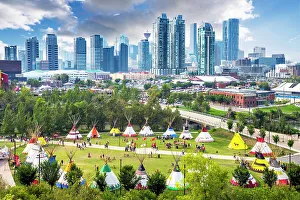 Calgary Prints: Calgary Downtown, Alberta, Canada