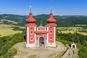 Slovakian Prints: Calvary Banska Stiavnica (Banskostiavnicka Kalvaria)