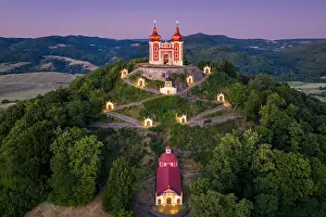 Slovakian Prints: Calvary Banska Stiavnica (Banskostiavnicka Kalvaria)