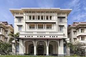 Phnom Penh Prints: Cambodia, Phnom Penh, Raffles Hotel Le Royal, exterior
