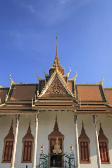 Images Dated 10th August 2015: Cambodia, Phnom Penh, Royal Palace, Silver Pagoda