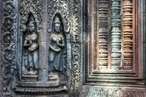 Cambodia Prints: Cambodia, Siem Reap, Angkor Wat Complex (Unesco Site), Ta Prohm temple