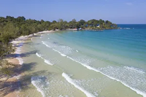 Images Dated 20th March 2020: Cambodia, Sihanoukville, Koh Rong Samloem Island, Lazy Beach