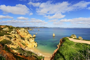 Images Dated 27th February 2017: Camilo beach (Praia do Camilo). Algarve, Portugal