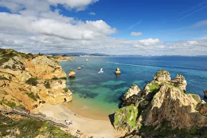 Images Dated 3rd April 2017: Camilo beach (Praia do Camilo). Algarve, Portugal