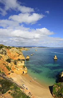 Images Dated 3rd April 2017: Camilo beach (Praia do Camilo). Algarve, Portugal
