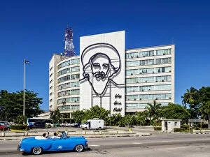 Communism Gallery: Camilo Cienfuegos Memorial at Plaza de la Revolucion, Revolution Square, Havana
