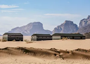 Wilderness Lodge Prints: Camp at Wadi Rum, Aqaba Governorate, Jordan