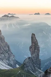 Symbolic Prints: campanile di Val Montanaia, iconic steeple of the Friulian Dolomites, Cimolais, Pordenone