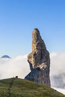Campanile di Val Montanaia, iconic steeple of the Friulian Dolomites, Cimolais, Pordenone