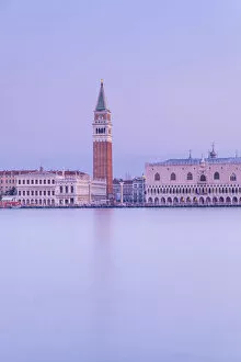 Venice Gallery: Campanile and the Doges Palace, Piazza San Marco (St. Marks Square), Venice