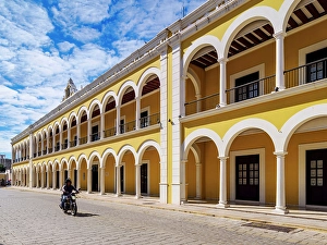 Library Prints: Campeche Library Building, Independence Square, Campeche City, Campeche State, Mexico