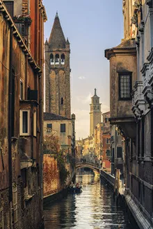 Campo San Barnaba, and Ca Rezzonico, Venice, Veneto, Italy