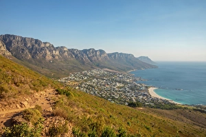 Camps Bay from Lion's Head & The Twelve Apostles, Cape Town, Western Cape, South Africa