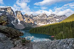 Rockies Prints: Canada, Alberta, Banff National Park, Moraine Lake